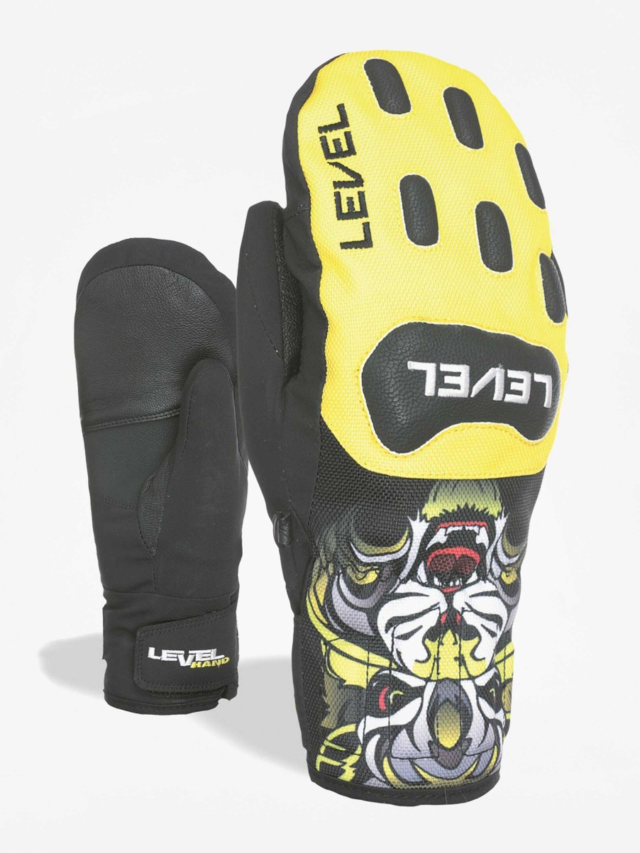 Clothing Level Snowboard Gloves | Level Gloves Race Jr Mitt Yellow