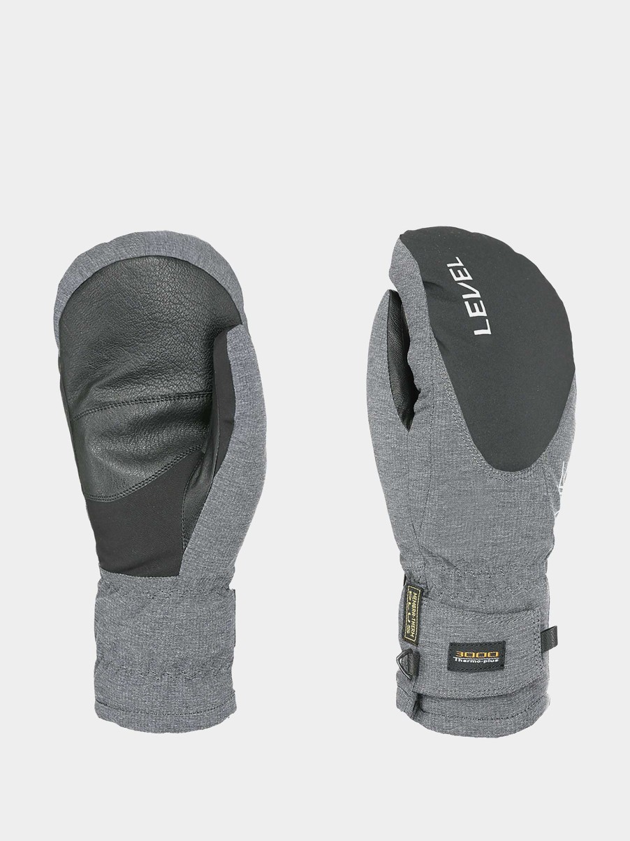 Clothing Level Snowboard Gloves | Level Alpine Mitt Gloves Grey