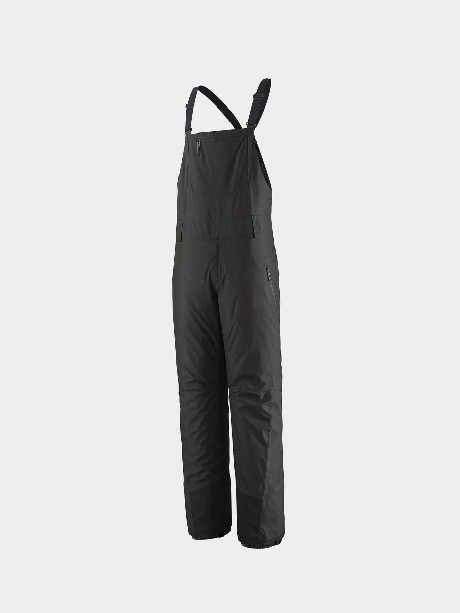 Clothing Patagonia Snowboard Pants | Mens Patagonia Powder Town Bibs Snowboard Pants Black