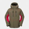 Clothing Volcom Snowboard Jackets | Mens Volcom Tds 2L Gore Tex Snowboard Jacket Grey