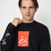 Clothing eS Longsleeves | Es Block Longsleeve Black