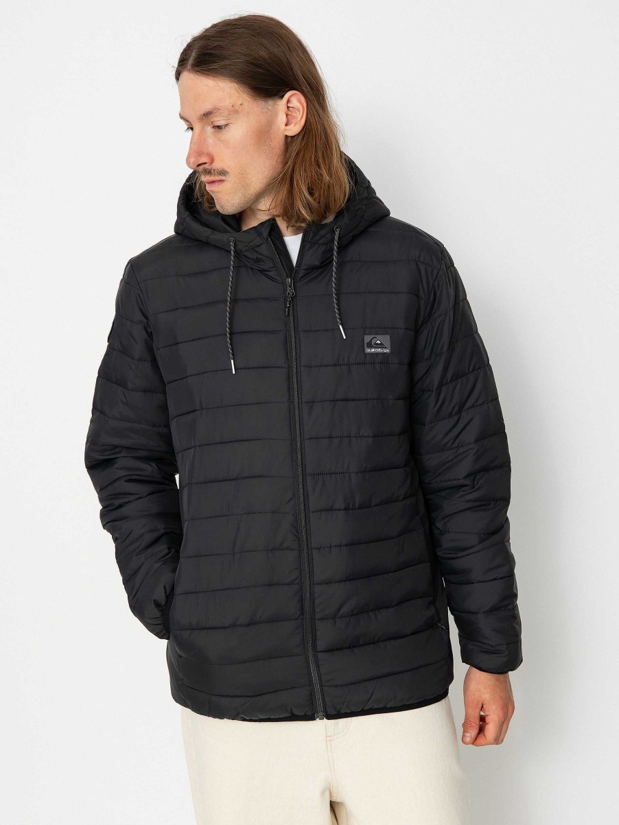 Clothing Quiksilver Jackets | Quiksilver Scaly Hood Jacket Black