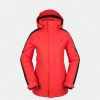 Clothing Volcom Snowboard Jackets | Womens Volcom Westland Ins Snowboard Jacket Red