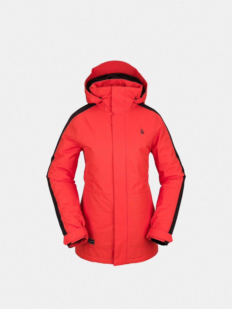 Clothing Volcom Snowboard Jackets | Womens Volcom Westland Ins Snowboard Jacket Red