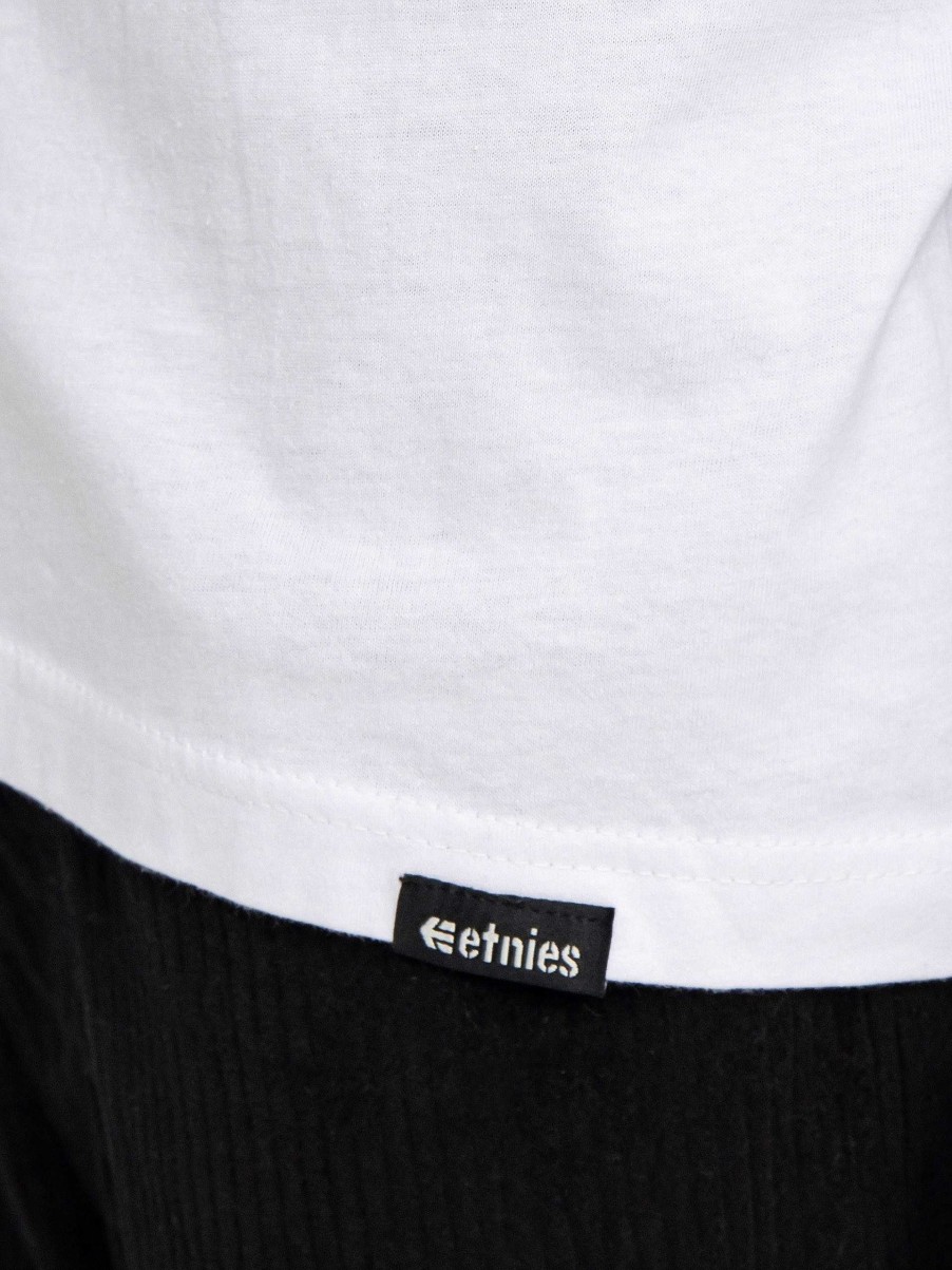 Clothing Etnies Longsleeves | Etnies Doomed Longsleeve White