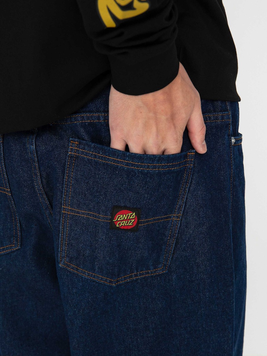 Clothing Santa Cruz Pants | Santa Cruz Big Pants Pants Navy Blue