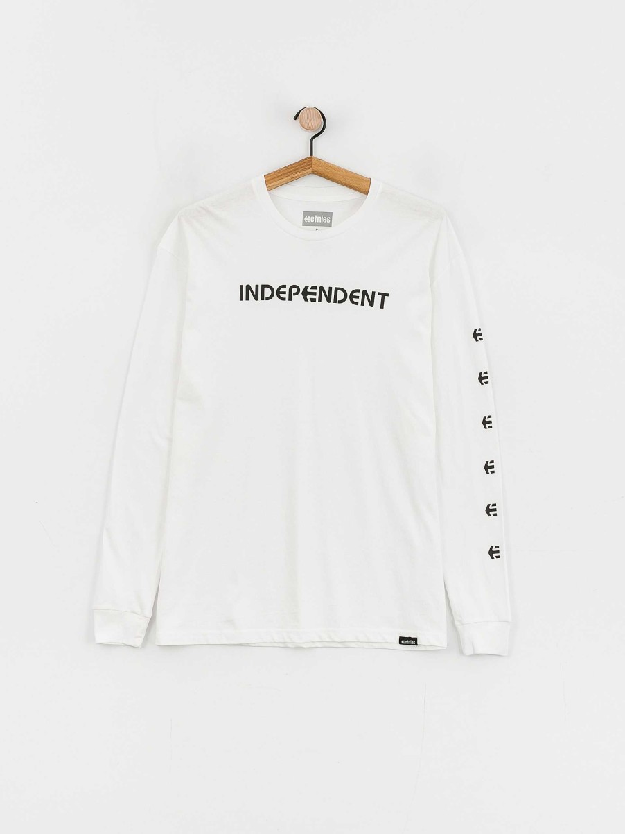 Clothing Etnies Longsleeves | Etnies Independent Longsleeve White