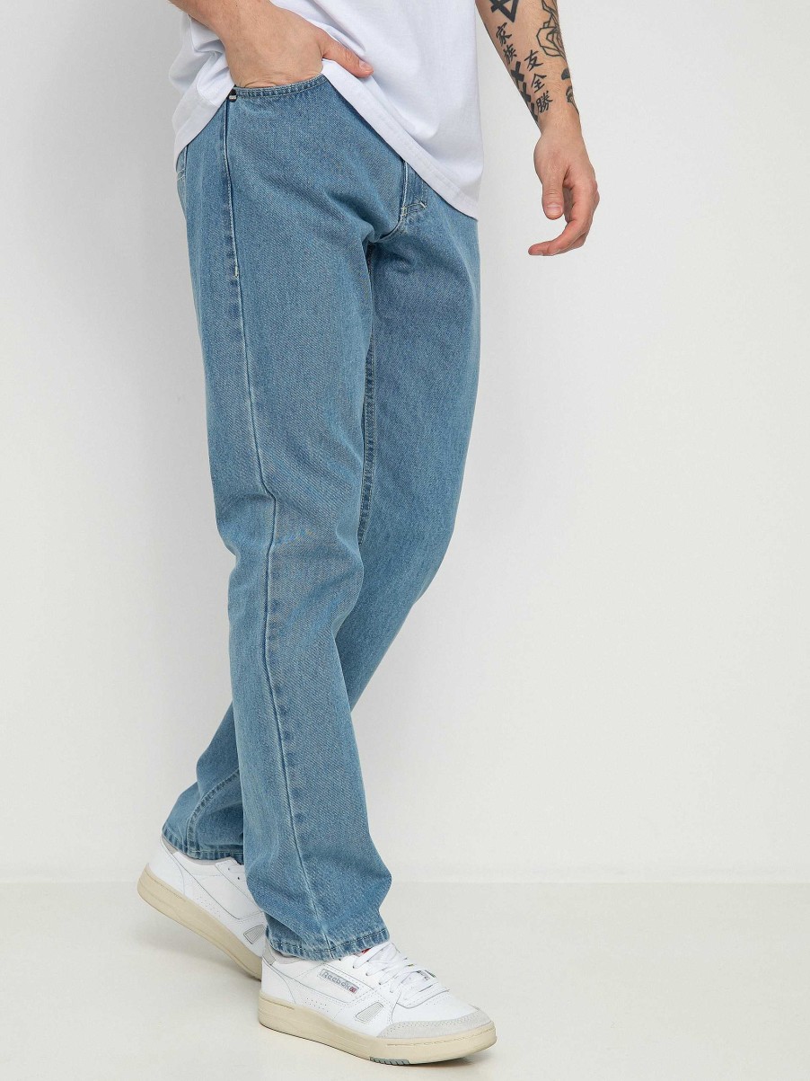 Clothing MassDnm Pants | Massdnm Base Jeans Regular Fit Pants Blue