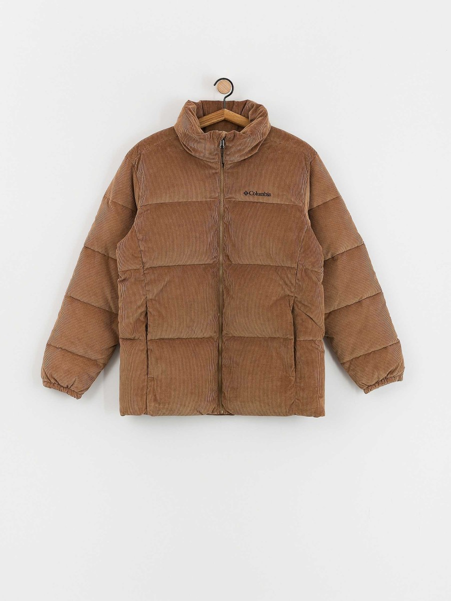 Clothing Columbia Jackets | Columbia Puffect Corduroy Jacket Brown