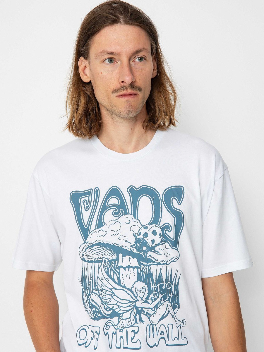 Clothing Vans T-Shirts | Vans Lost And Found Thrifting T-Shirt White