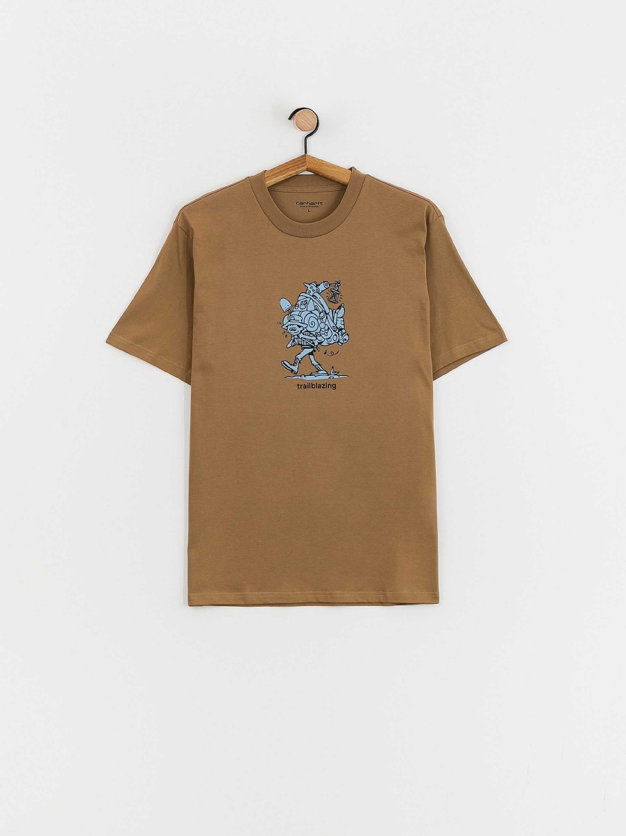 Clothing Carhartt WIP T-Shirts | Carhartt Wip Trailblazer T-Shirt Brown