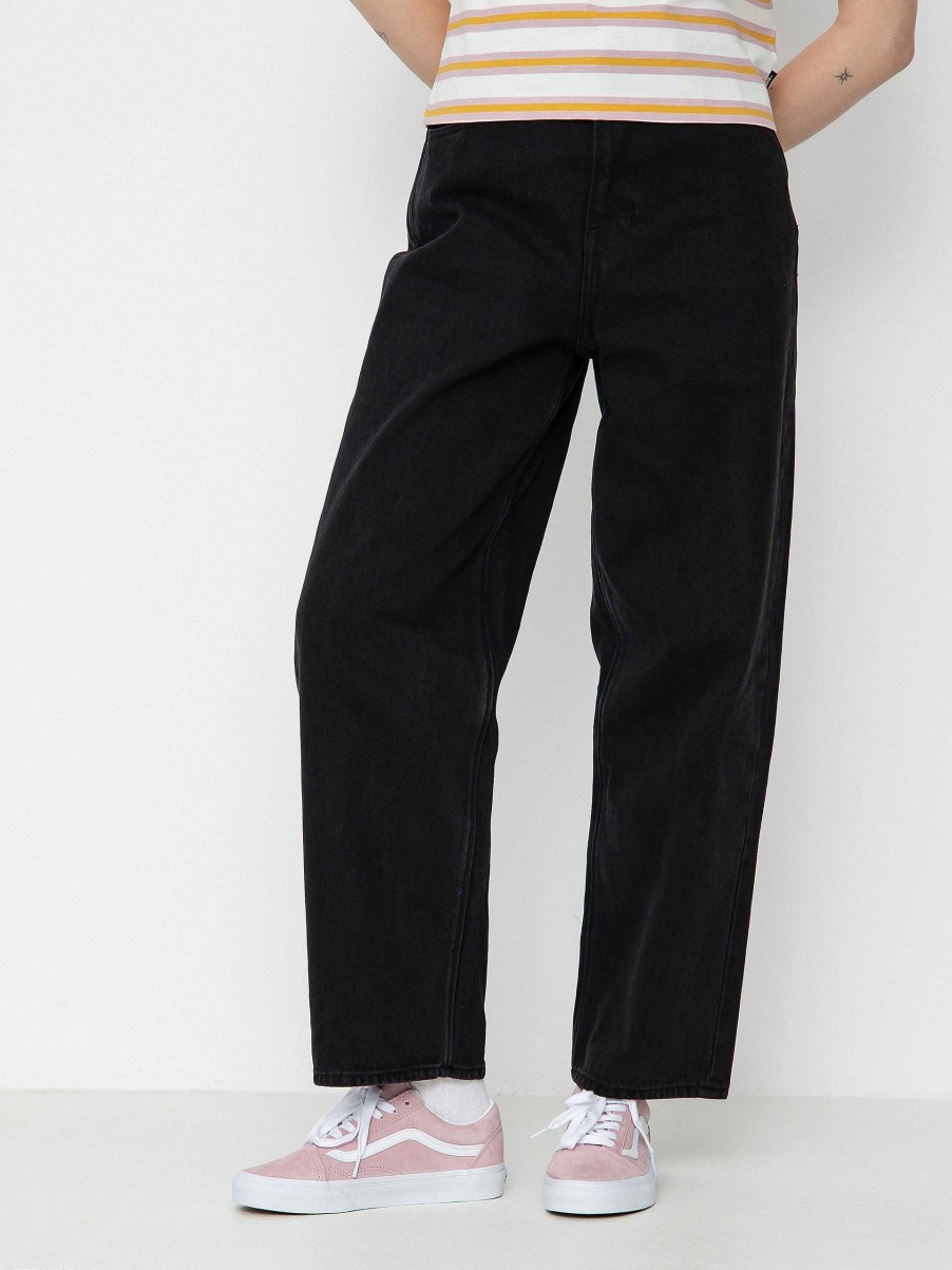 Clothing Volcom Pants | Volcom Weellow Denim Pants Wmn Black