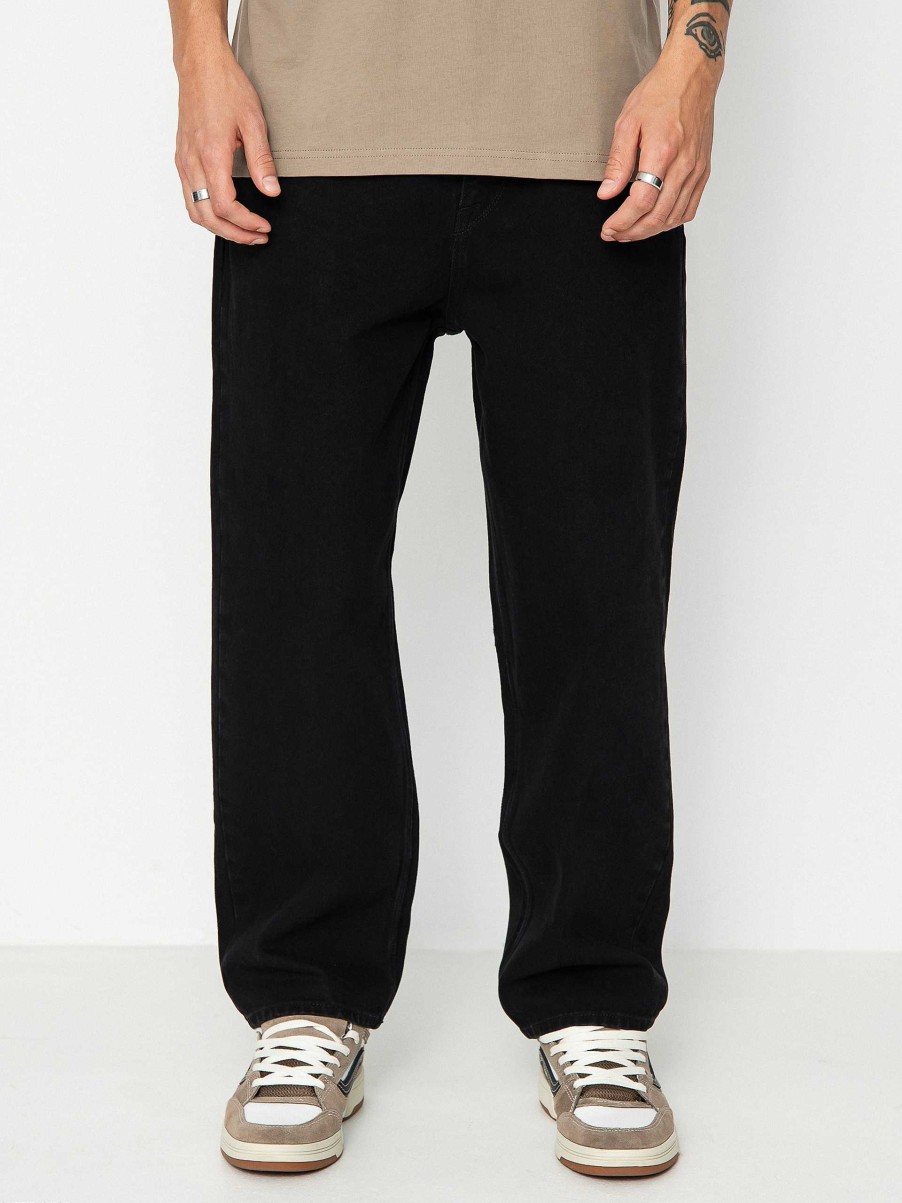 Clothing Volcom Pants | Volcom Billow Tapered Denim Pants Black