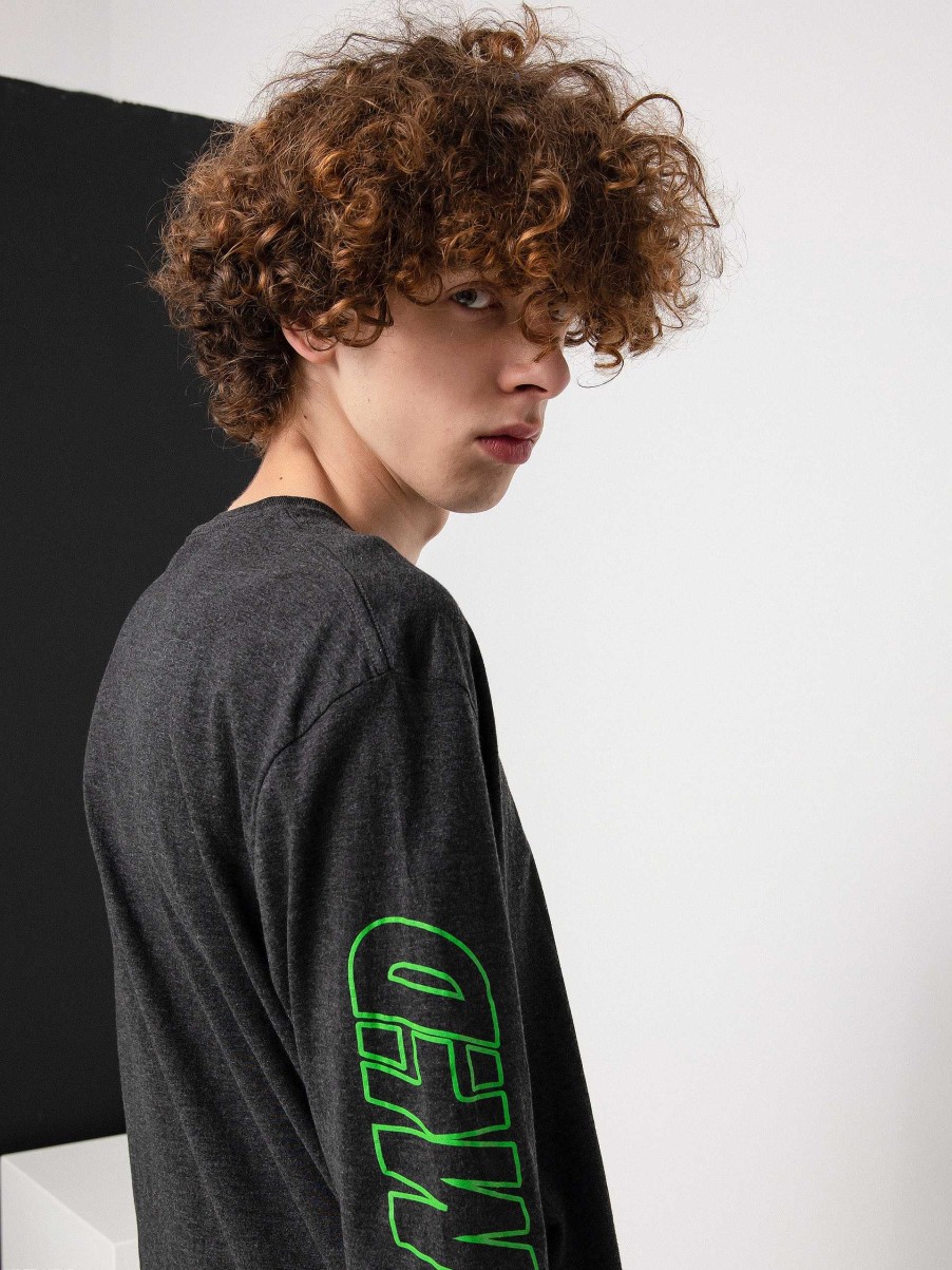 Clothing Etnies Longsleeves | Etnies Doomed Longsleeve Grey