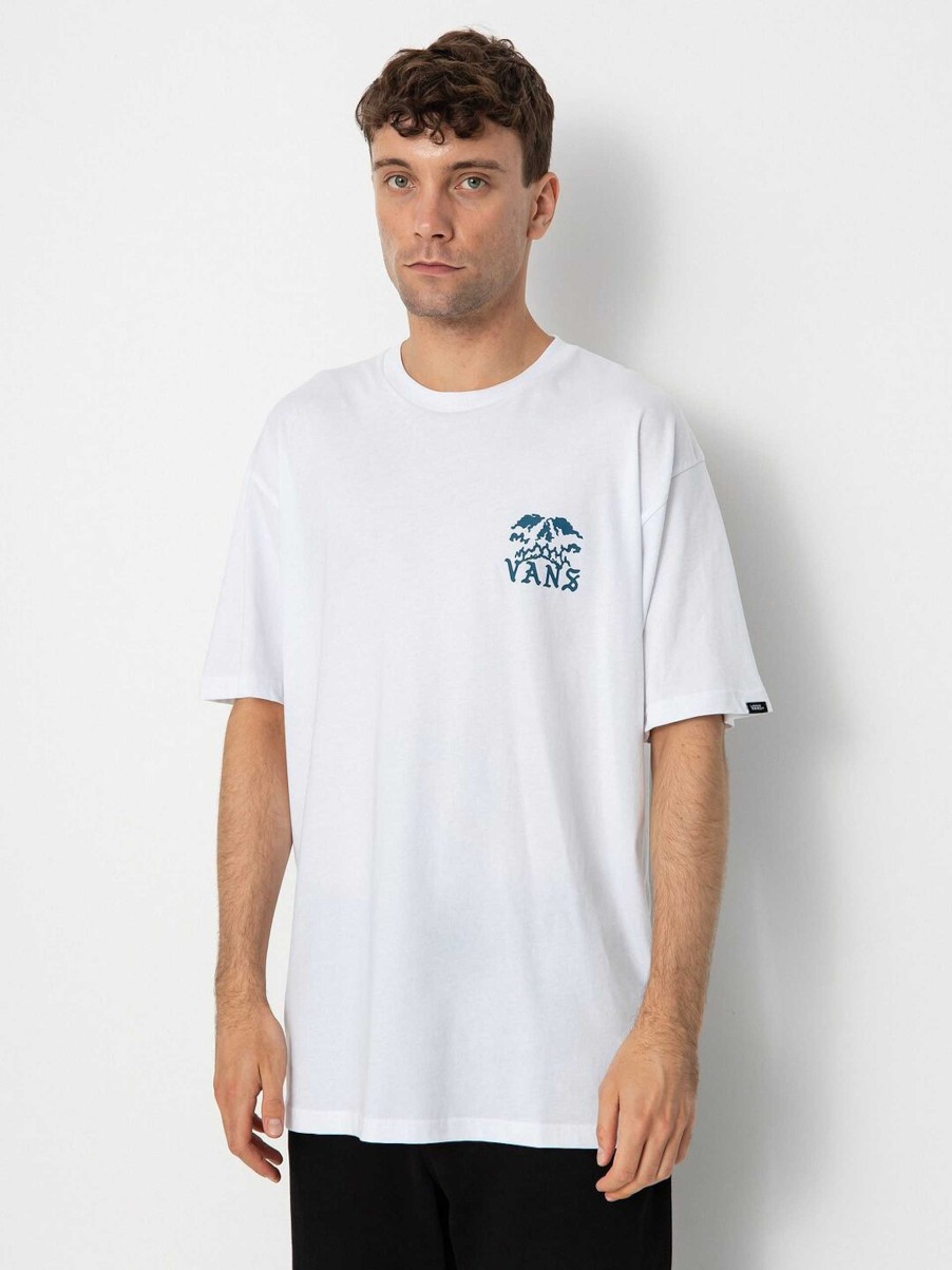 Clothing Vans T-Shirts | Vans Doom Volcano T-Shirt White