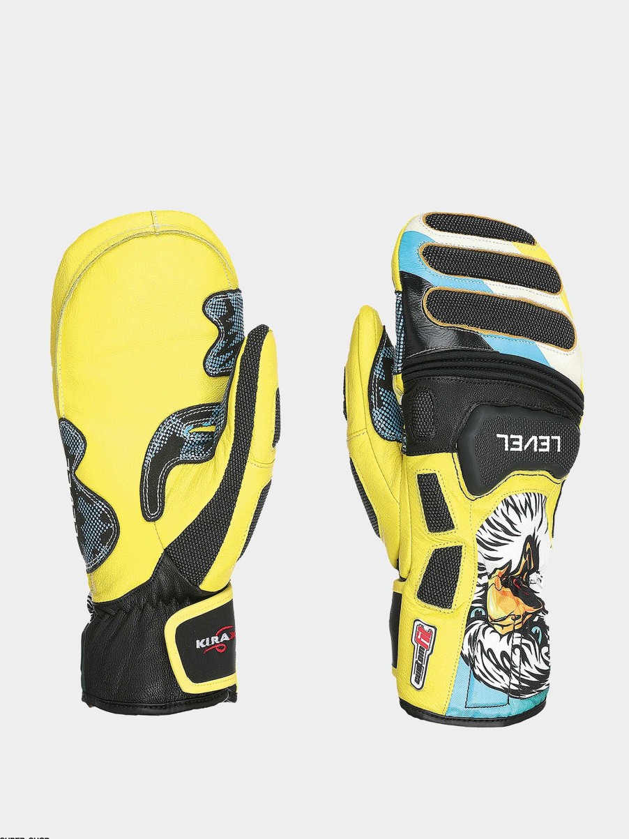 Clothing Level Snowboard Gloves | Level Sq Cf Mitt Gloves Yellow