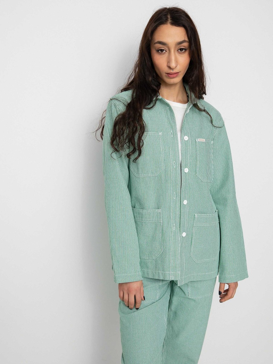 Clothing Brixton Shirts | Brixton Survey Chore Coat Shirt Wmn Green