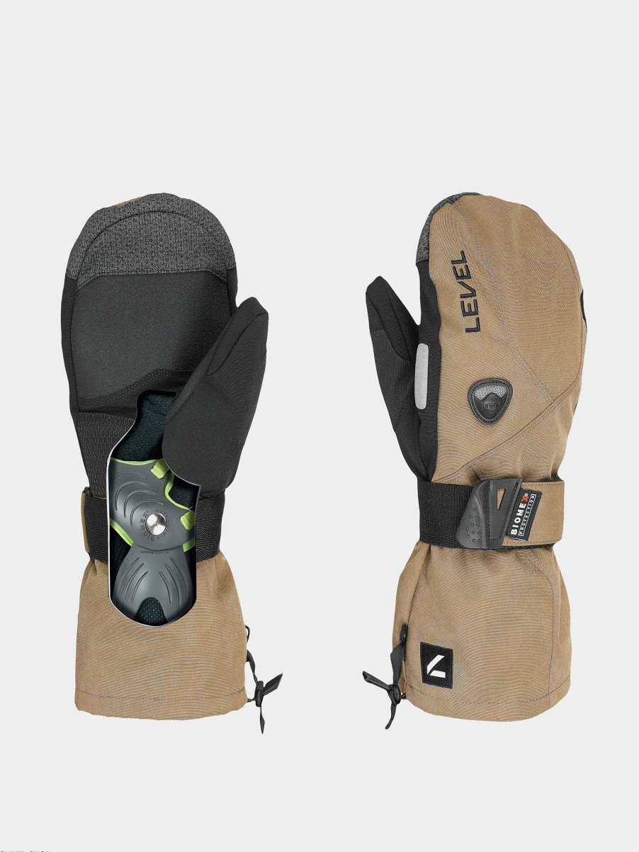 Clothing Level Snowboard Gloves | Level Fly Mitt Gloves Beige