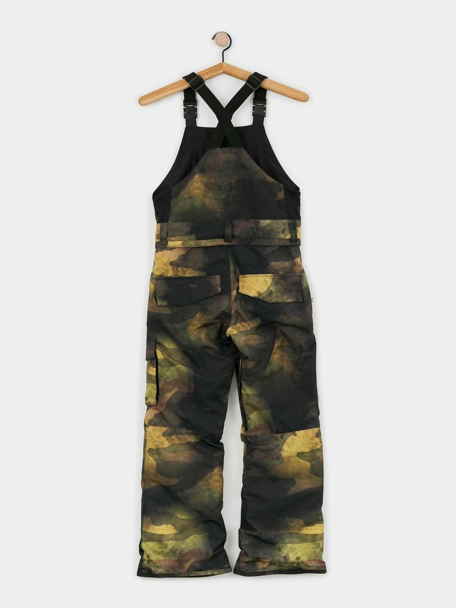 Clothing Volcom Snowboard Pants | Volcom Barkley Ins Bib Overall Jr Snowboard Pants Camo