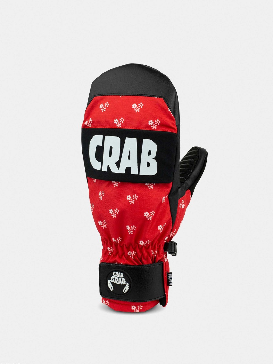 Clothing Crab Grab Snowboard Gloves | Crab Grab Punch Mitt Gloves Red