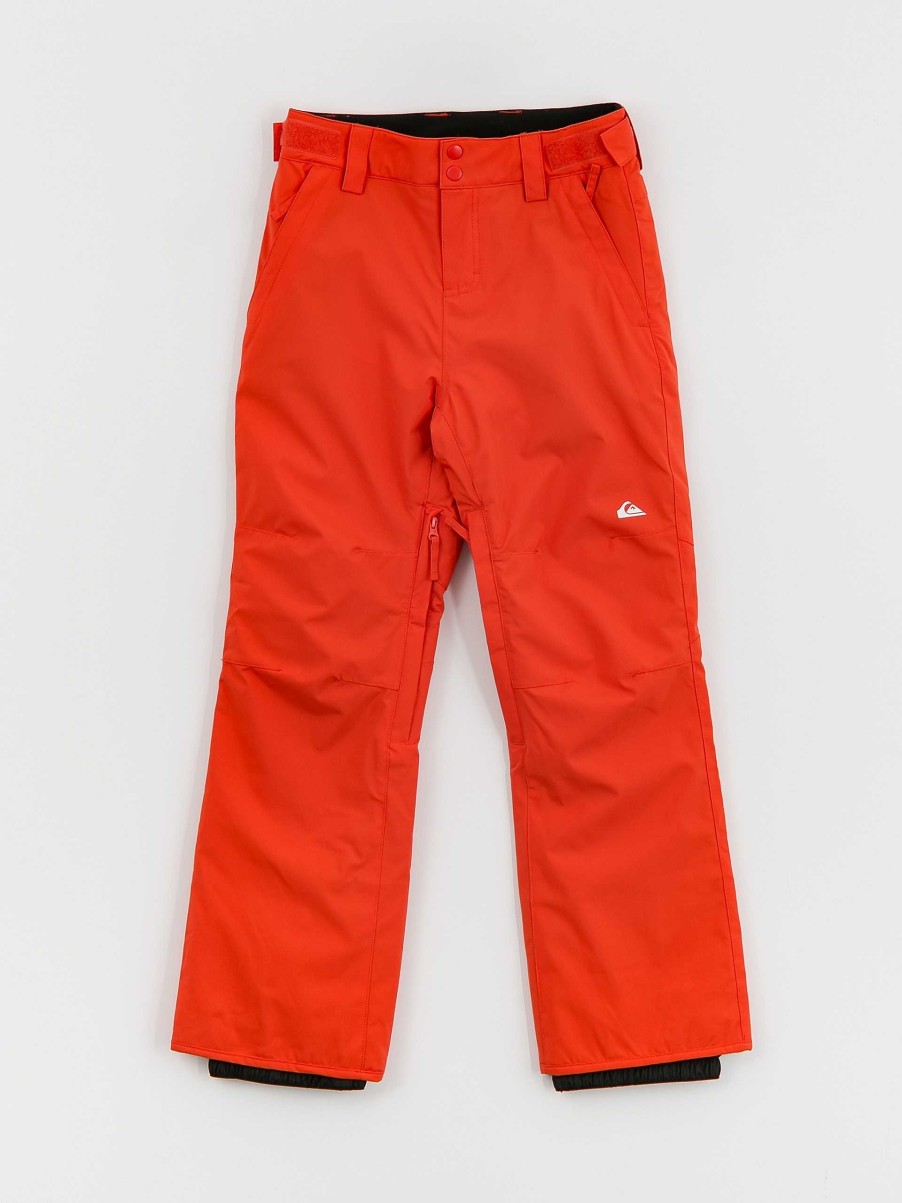 Clothing Quiksilver Snowboard Pants | Quiksilver Estate Jr Snowboard Pants Orange