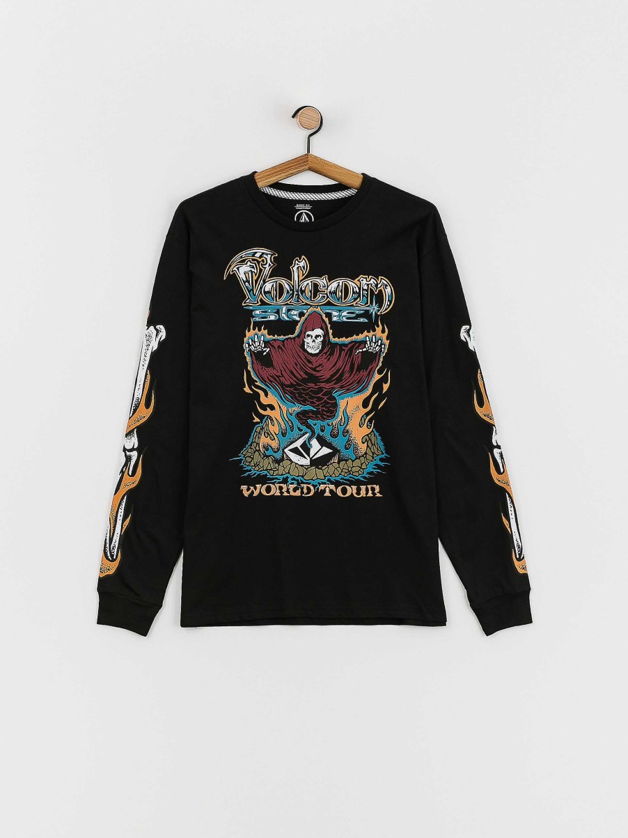 Clothing Volcom Longsleeves | Volcom Stone Ghost Longsleeve Black