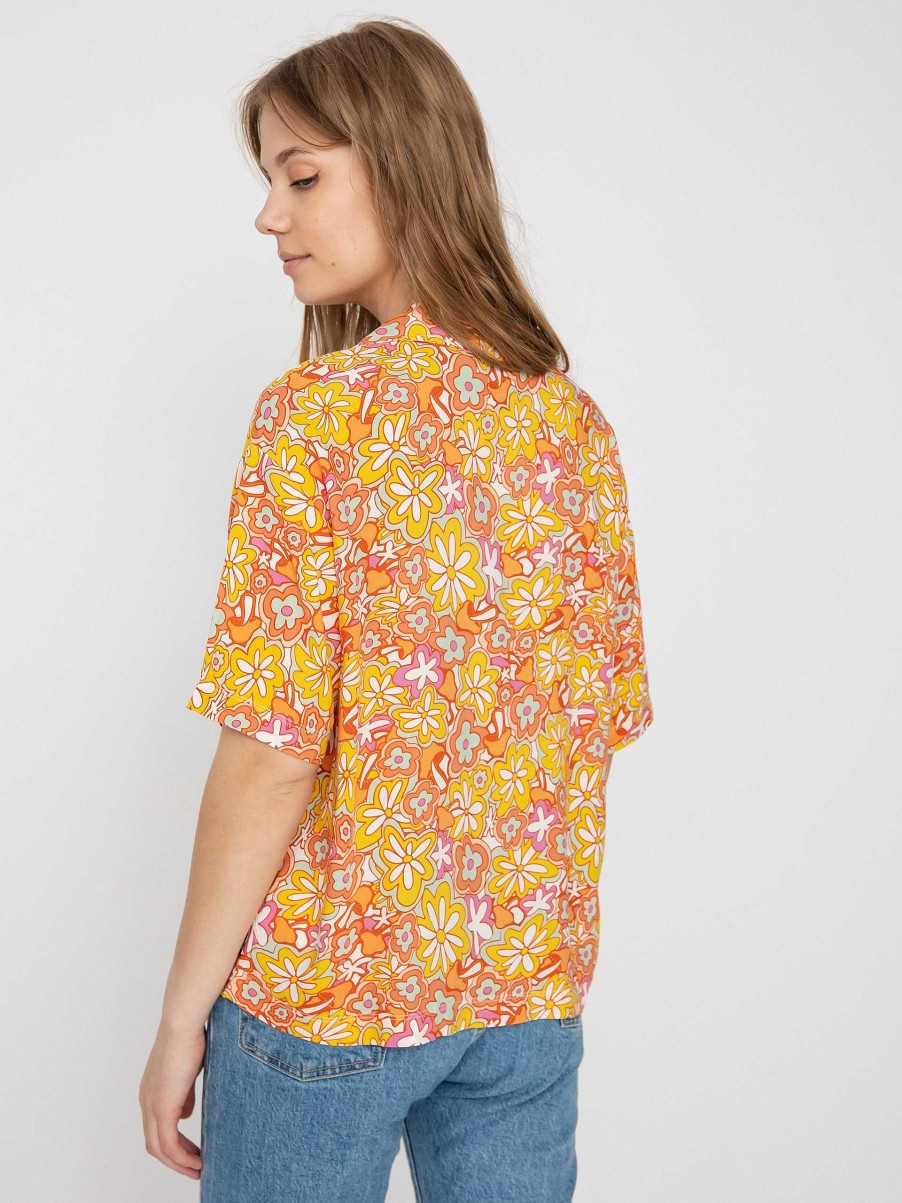 Clothing Vans Shirts | Vans Resort Floral Shirt Wmn Multicolor