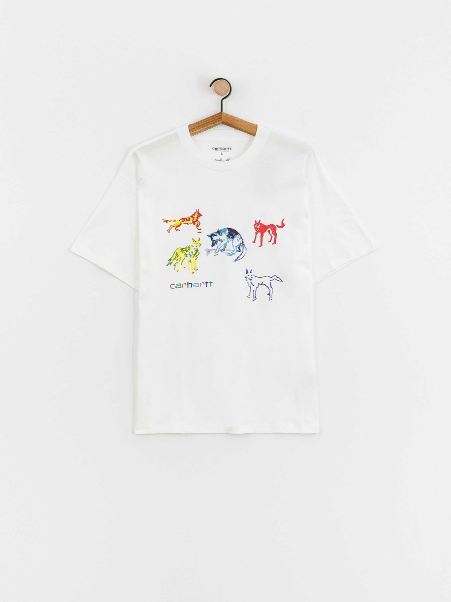 Clothing Carhartt WIP T-Shirts | Carhartt Wip Ollie Mac Huskies T-Shirt White