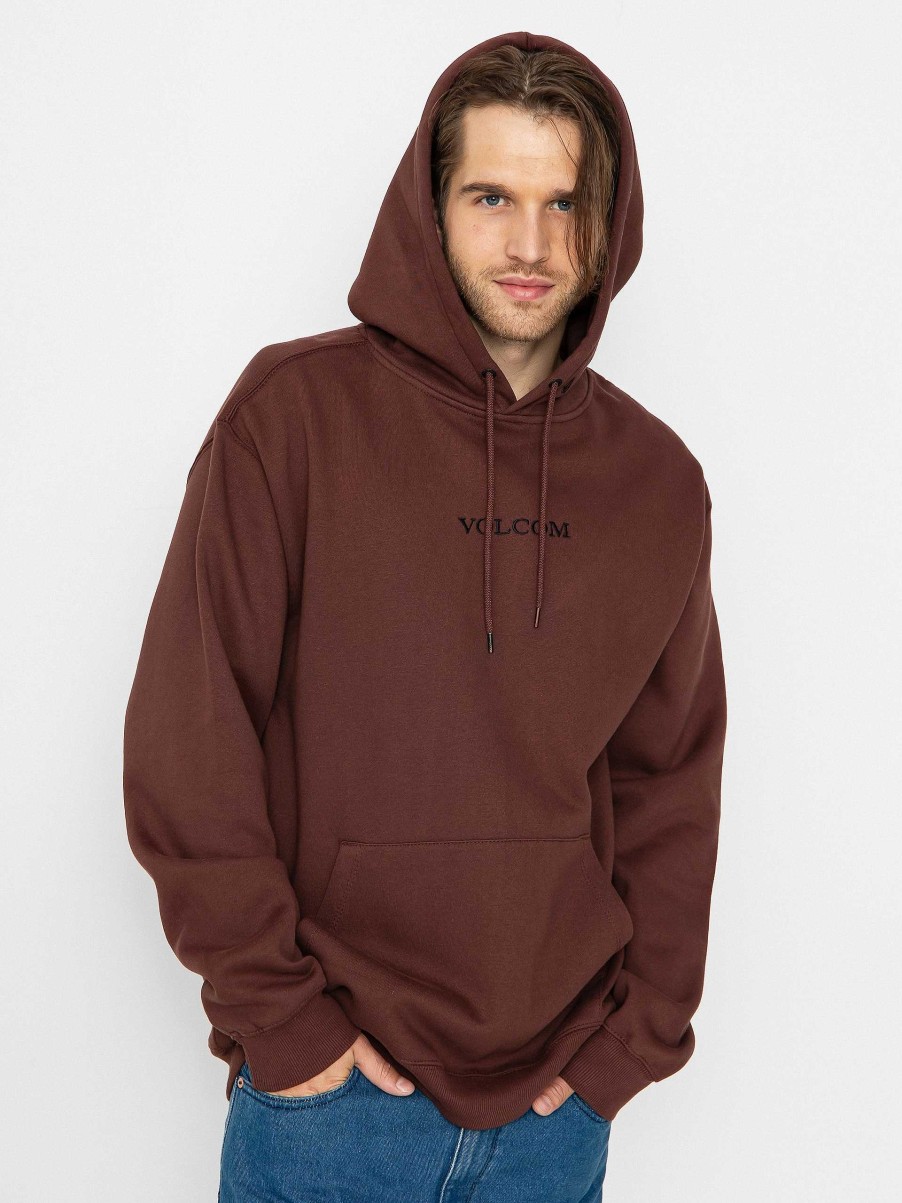 Clothing Volcom Sweatshirts/Hoodies | Volcom Stone Hd Hoodie Brown