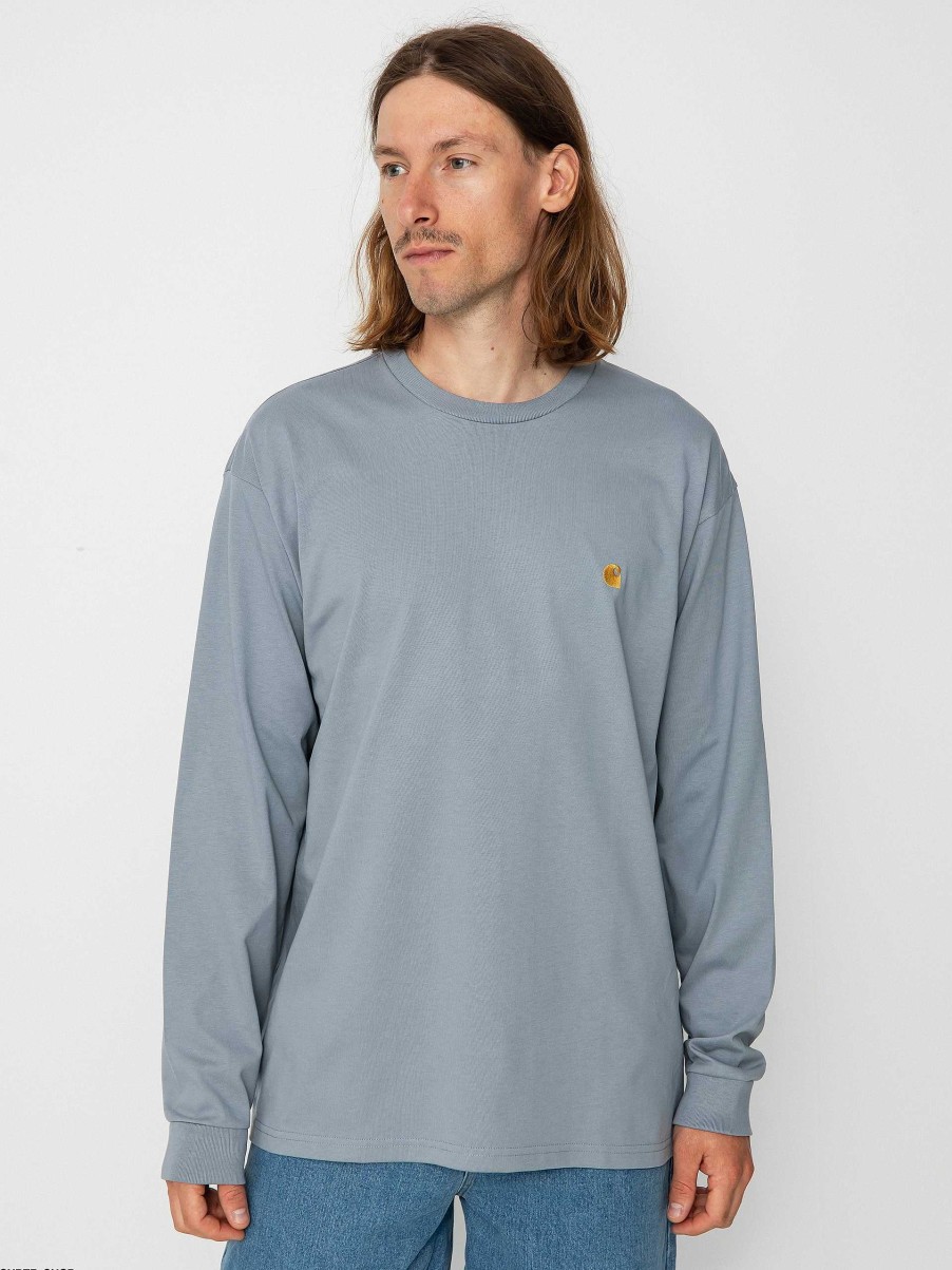 Clothing Carhartt WIP Longsleeves | Carhartt Wip Chase Longsleeve Blue