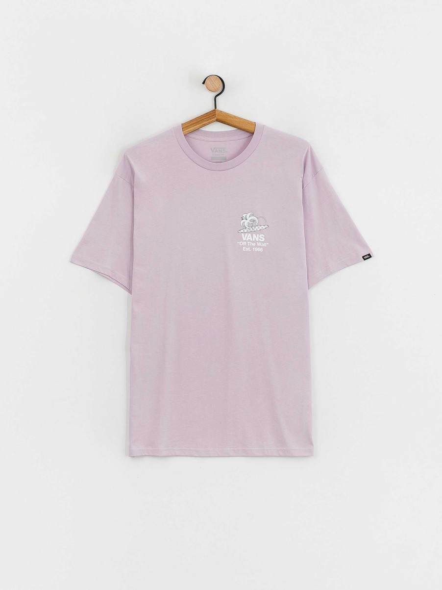 Clothing Vans T-Shirts | Vans Checkerboard Blooming T-Shirt Violet