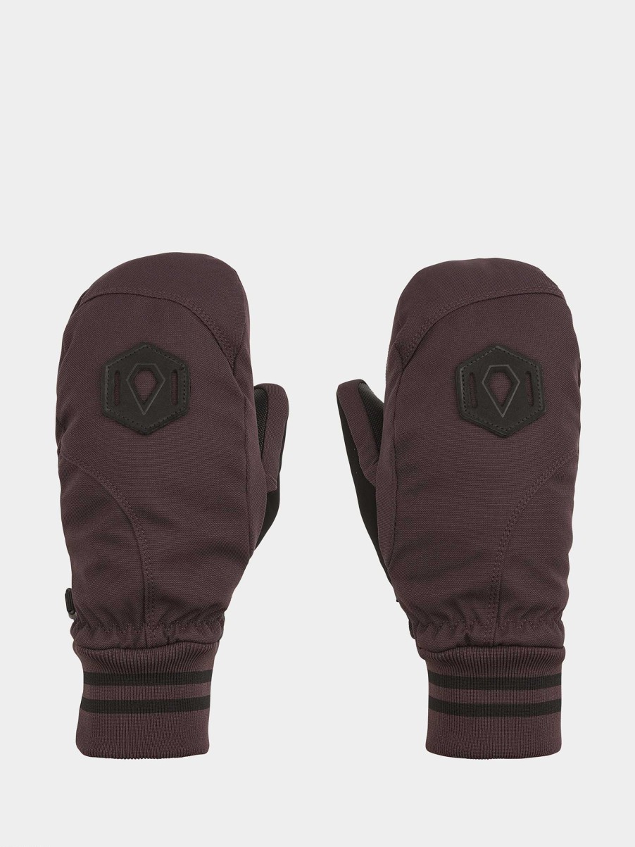 Clothing Volcom Snowboard Gloves | Volcom Bistro Mitt Gloves Wmn Burgundy