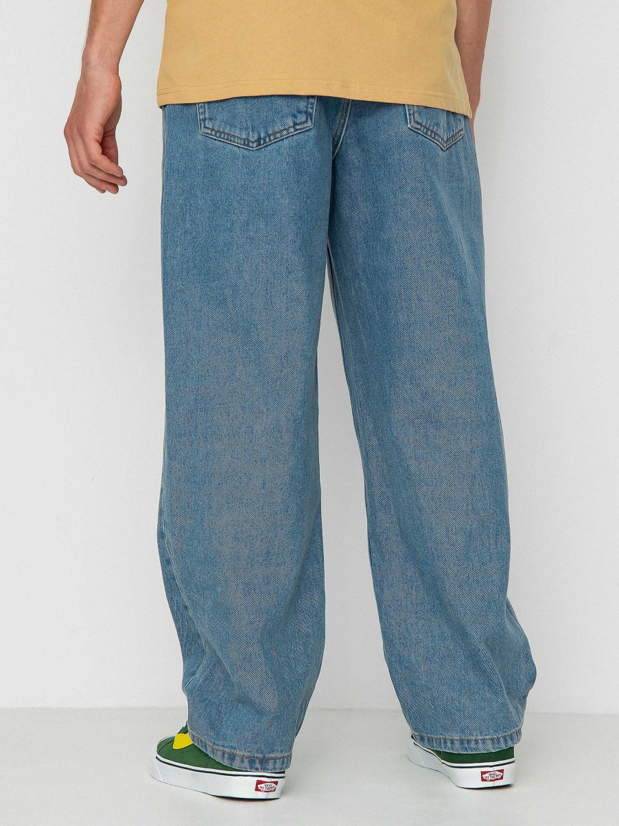 Clothing Vans Pants | Vans Check 5 Baggy Denim Pants Blue