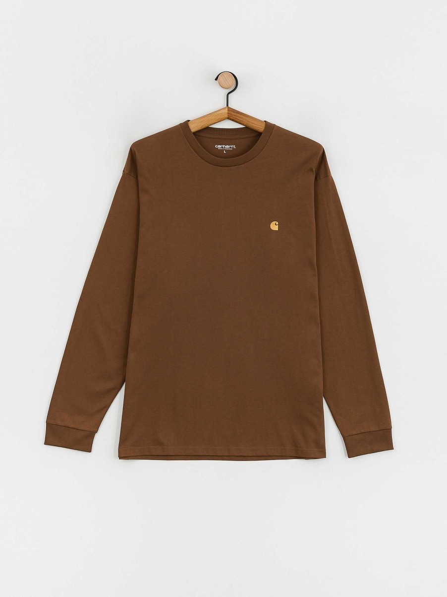 Clothing Carhartt WIP Longsleeves | Carhartt Wip Chase Longsleeve Brown