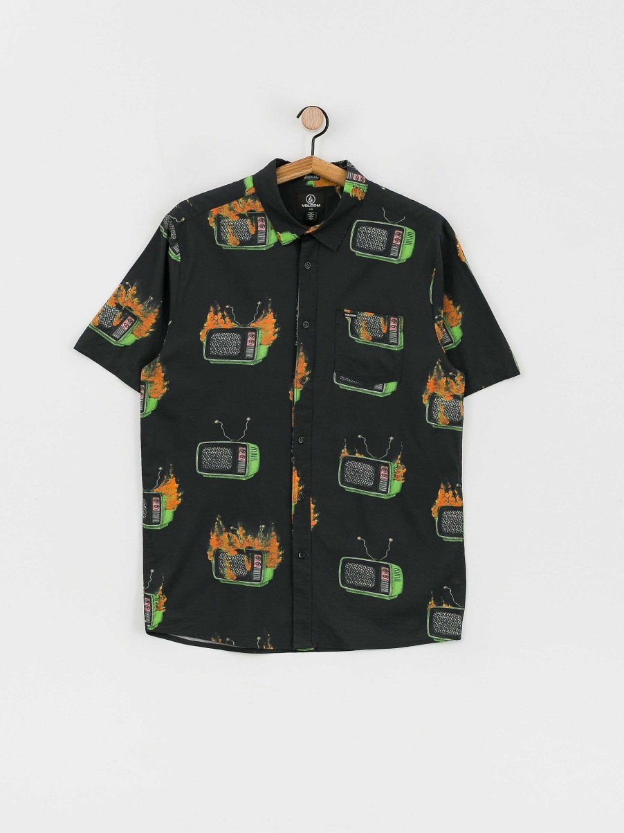 Clothing Volcom Shirts | Volcom Fa J Hager Shirt Black