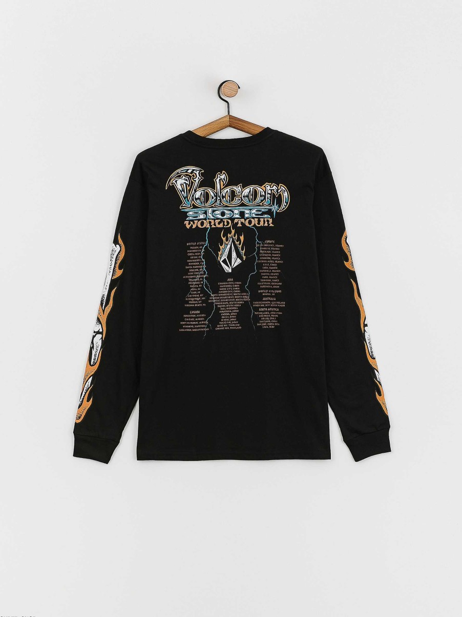 Clothing Volcom Longsleeves | Volcom Stone Ghost Longsleeve Black