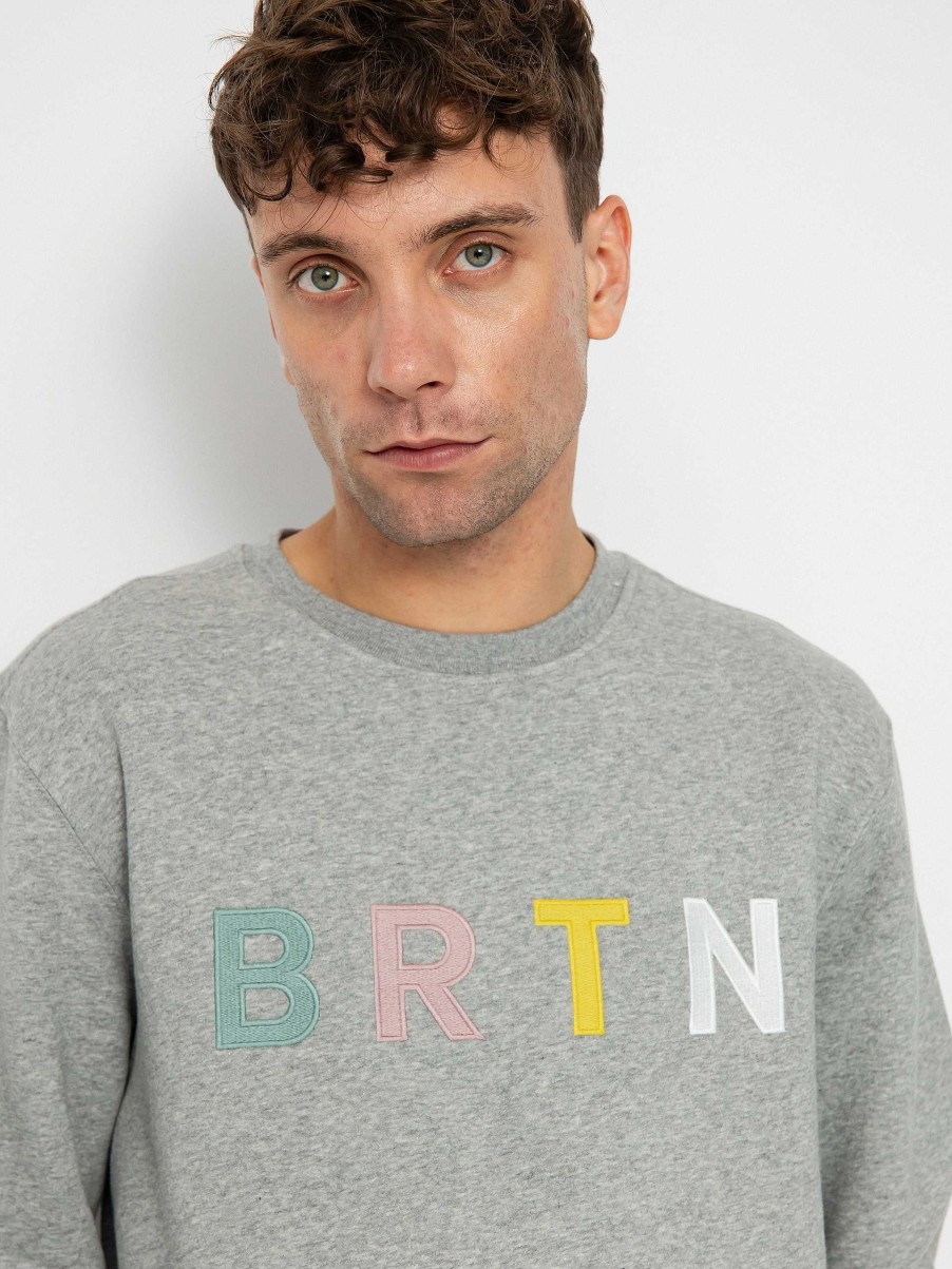 Clothing Burton Sweatshirts/Hoodies | Burton Brtn Sweatshirt Grey