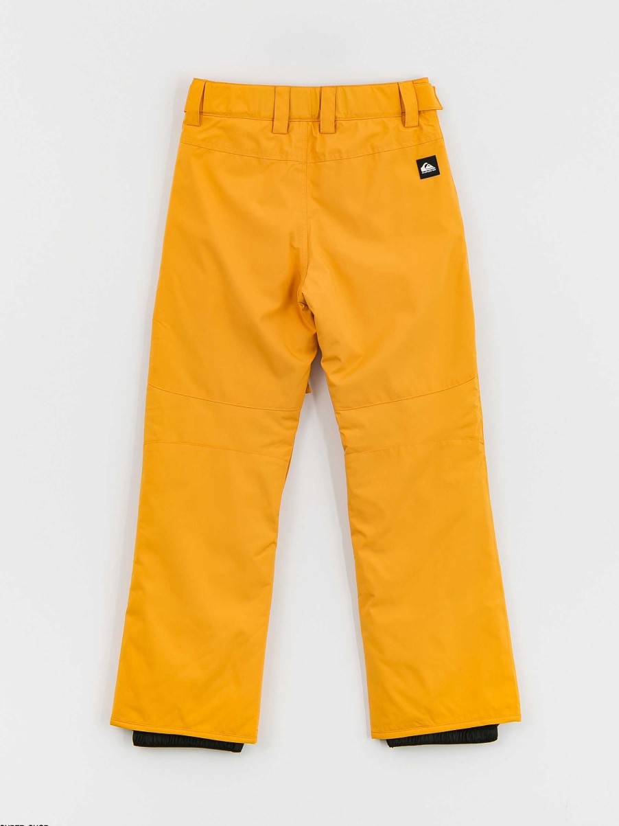 Clothing Quiksilver Snowboard Pants | Quiksilver Estate Jr Snowboard Pants Yellow