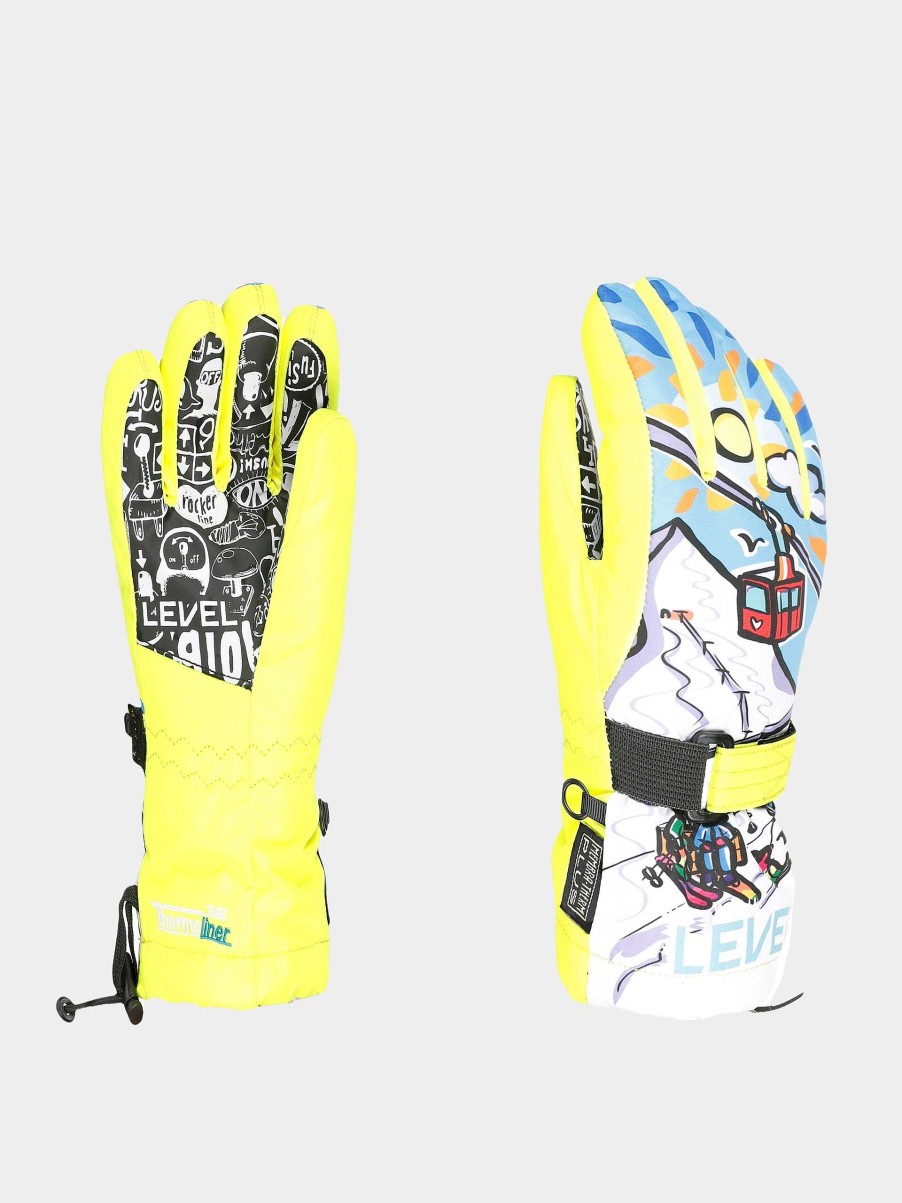 Clothing Level Snowboard Gloves | Level Junior Jr Gloves Multicolor