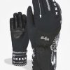 Clothing Level Snowboard Gloves | Level Bliss Emerald Gore Tex Gloves Wmn Black