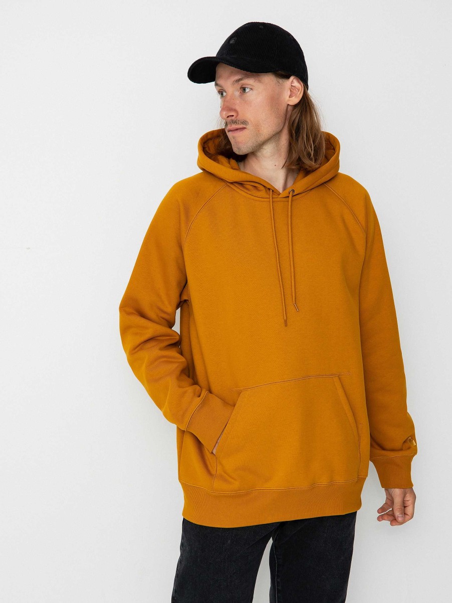 Clothing Carhartt WIP Sweatshirts/Hoodies | Carhartt Wip Chase Hd Hoodie Golden