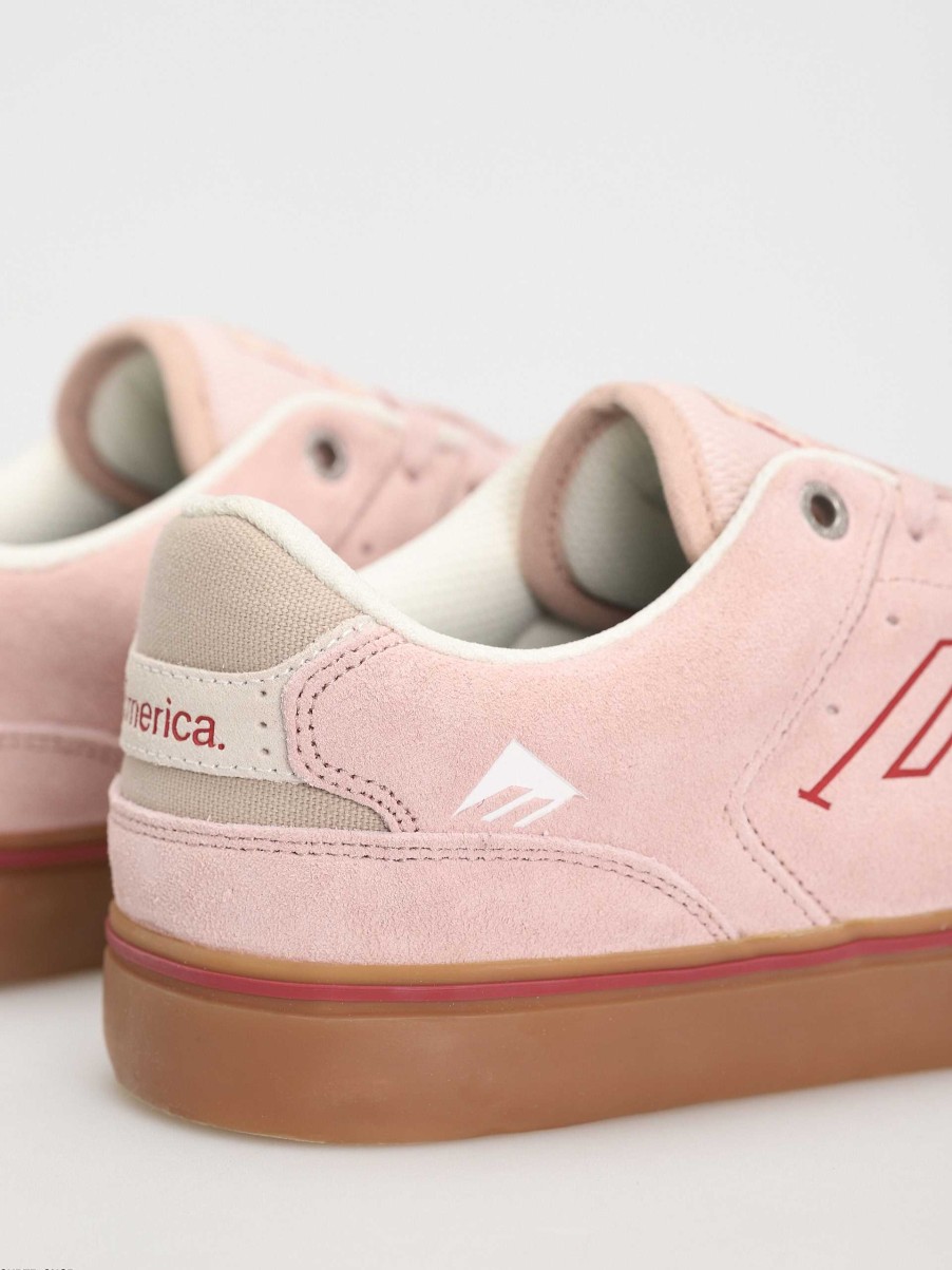 Shoe Emerica Skate Shoes | Emerica The Low Vulc Shoes Pink