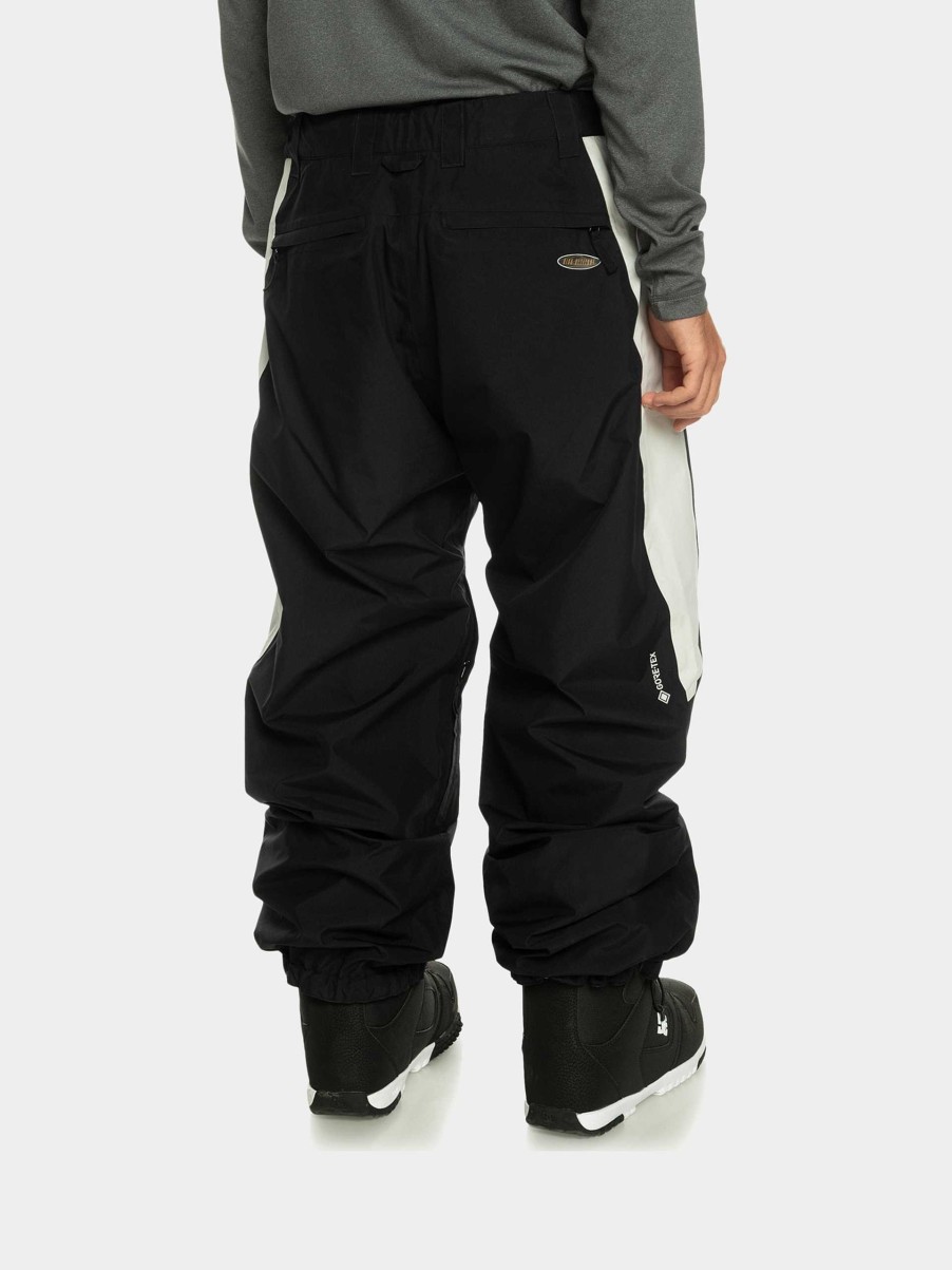 Clothing Quiksilver Snowboard Pants | Mens Quiksilver High Altitude Gore-Tex Snowboard Pants Black