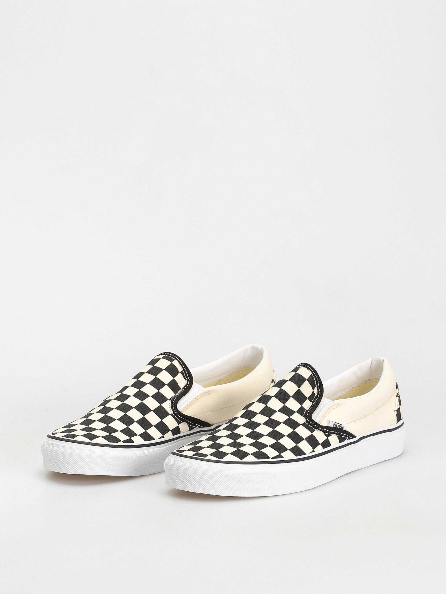 Shoe Vans Low-Tops | Vans Shoes Classic Slip On White/Black