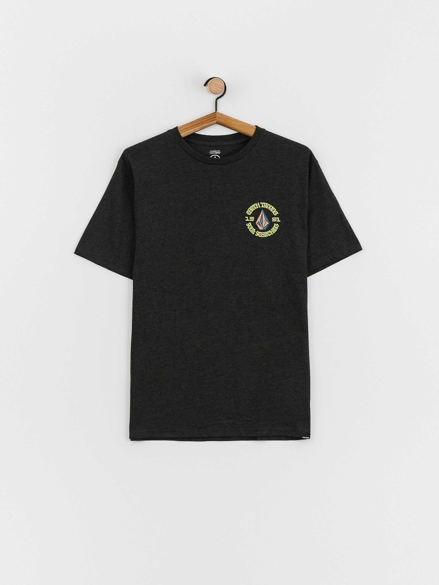 Clothing Volcom T-Shirts | Volcom Fried Hth T-Shirt Black