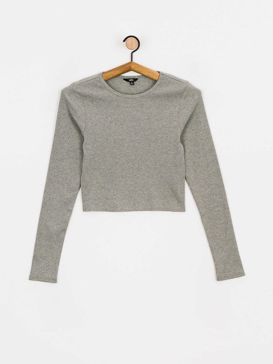 Clothing Vans Longsleeves | Vans Armanto Ls Knit Longsleeve Wmn Grey