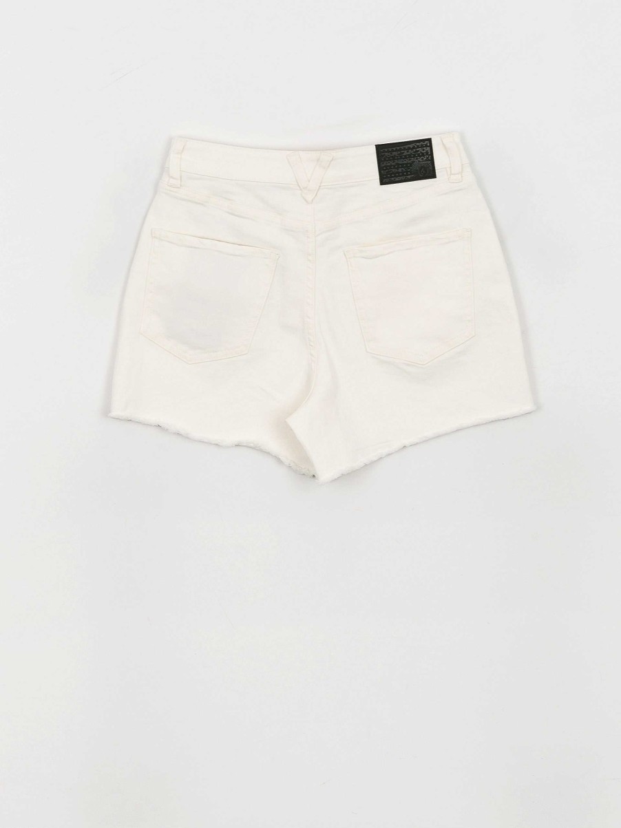 Clothing Volcom Shorts | Volcom Stn Step Hirise Shorts Wmn White