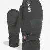 Clothing Level Snowboard Gloves | Level Super Radiator Jr Mitt Gore Tex Gloves Black