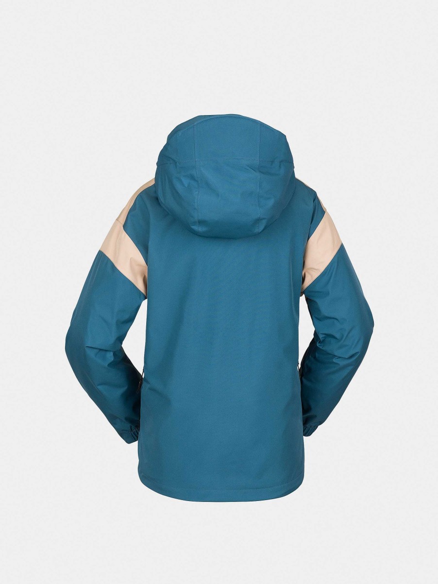 Clothing Volcom Snowboard Jackets | Womens Volcom Melancon Gore Tex Snowboard Jacket Blue