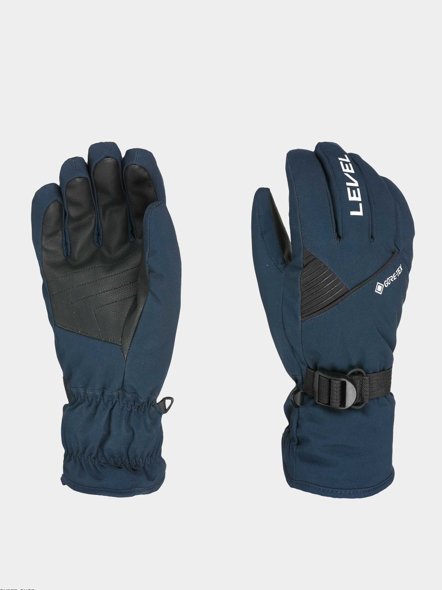 Clothing Level Snowboard Gloves | Level Trouper Gore Tex Gloves Navy Blue